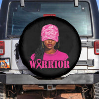 African American Warrior Breast Cancer Spare Tire Cover Pink Ribbon - Wonder Print Shop