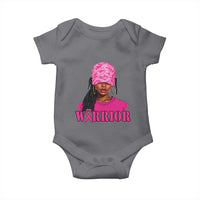 African American Warrior Breast Cancer Baby Onesie Pink Ribbon - Wonder Print Shop