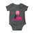 African American Warrior Breast Cancer Baby Onesie Pink Ribbon - Wonder Print Shop