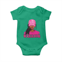 African American Warrior Breast Cancer Baby Onesie Pink Ribbon - Wonder Print Shop