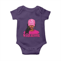 African American Warrior Breast Cancer Baby Onesie Pink Ribbon - Wonder Print Shop