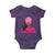 African American Warrior Breast Cancer Baby Onesie Pink Ribbon - Wonder Print Shop