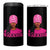 African American Warrior Breast Cancer 4 in 1 Can Cooler Tumbler Pink Ribbon - Wonder Print Shop