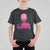 African American Warrior Breast Cancer T Shirt For Kid Pink Ribbon - Wonder Print Shop