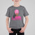 African American Warrior Breast Cancer T Shirt For Kid Pink Ribbon - Wonder Print Shop