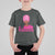African American Warrior Breast Cancer T Shirt For Kid Pink Ribbon - Wonder Print Shop