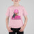 African American Warrior Breast Cancer T Shirt For Kid Pink Ribbon - Wonder Print Shop