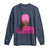African American Warrior Breast Cancer Long Sleeve Shirt Pink Ribbon - Wonder Print Shop