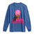 African American Warrior Breast Cancer Long Sleeve Shirt Pink Ribbon - Wonder Print Shop