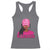 African American Warrior Breast Cancer Racerback Tank Top Pink Ribbon - Wonder Print Shop