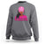 African American Warrior Breast Cancer Sweatshirt Pink Ribbon - Wonder Print Shop