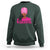 African American Warrior Breast Cancer Sweatshirt Pink Ribbon - Wonder Print Shop