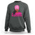 African American Warrior Breast Cancer Sweatshirt Pink Ribbon - Wonder Print Shop