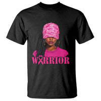 African American Warrior Breast Cancer T Shirt Pink Ribbon - Wonder Print Shop