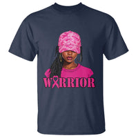 African American Warrior Breast Cancer T Shirt Pink Ribbon - Wonder Print Shop