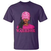 African American Warrior Breast Cancer T Shirt Pink Ribbon - Wonder Print Shop