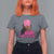 African American Warrior Breast Cancer T Shirt For Women Pink Ribbon - Wonder Print Shop