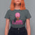 African American Warrior Breast Cancer T Shirt For Women Pink Ribbon - Wonder Print Shop