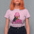 African American Warrior Breast Cancer T Shirt For Women Pink Ribbon - Wonder Print Shop