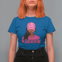 African American Warrior Breast Cancer T Shirt For Women Pink Ribbon - Wonder Print Shop