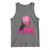 African American Warrior Breast Cancer Tank Top Pink Ribbon - Wonder Print Shop