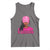 African American Warrior Breast Cancer Tank Top Pink Ribbon - Wonder Print Shop