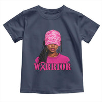 African American Warrior Breast Cancer Toddler T Shirt Pink Ribbon - Wonder Print Shop