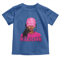 African American Warrior Breast Cancer Toddler T Shirt Pink Ribbon - Wonder Print Shop