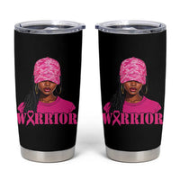 African American Warrior Breast Cancer Tumbler Cup Pink Ribbon - Wonder Print Shop