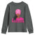 African American Warrior Breast Cancer Youth Sweatshirt Pink Ribbon - Wonder Print Shop