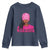 African American Warrior Breast Cancer Youth Sweatshirt Pink Ribbon - Wonder Print Shop