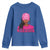 African American Warrior Breast Cancer Youth Sweatshirt Pink Ribbon - Wonder Print Shop