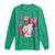 African American Fighter Breast Cancer Awareness Long Sleeve Shirt Pink Ribbon - Wonder Print Shop