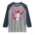 African American Fighter Breast Cancer Awareness Raglan Shirt Pink Ribbon - Wonder Print Shop