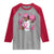 African American Fighter Breast Cancer Awareness Raglan Shirt Pink Ribbon - Wonder Print Shop