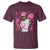 African American Fighter Breast Cancer Awareness T Shirt Pink Ribbon - Wonder Print Shop