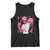 African American Fighter Breast Cancer Awareness Tank Top Pink Ribbon - Wonder Print Shop
