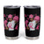 African American Fighter Breast Cancer Awareness Tumbler Cup Pink Ribbon - Wonder Print Shop