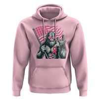 Funny Bigfoot Breast Cancer Awareness Hoodie Sasquatch Pink Ribbon - Wonder Print Shop