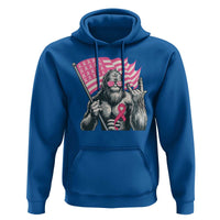 Funny Bigfoot Breast Cancer Awareness Hoodie Sasquatch Pink Ribbon - Wonder Print Shop