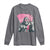 Funny Bigfoot Breast Cancer Awareness Long Sleeve Shirt Sasquatch Pink Ribbon - Wonder Print Shop