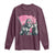 Funny Bigfoot Breast Cancer Awareness Long Sleeve Shirt Sasquatch Pink Ribbon - Wonder Print Shop