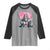 Funny Bigfoot Breast Cancer Awareness Raglan Shirt Sasquatch Pink Ribbon - Wonder Print Shop