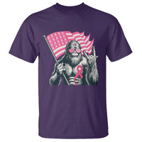 Funny Bigfoot Breast Cancer Awareness T Shirt Sasquatch Pink Ribbon - Wonder Print Shop