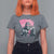 Funny Bigfoot Breast Cancer Awareness T Shirt For Women Sasquatch Pink Ribbon - Wonder Print Shop