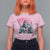 Funny Bigfoot Breast Cancer Awareness T Shirt For Women Sasquatch Pink Ribbon - Wonder Print Shop