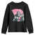 Funny Bigfoot Breast Cancer Awareness Youth Sweatshirt Sasquatch Pink Ribbon - Wonder Print Shop