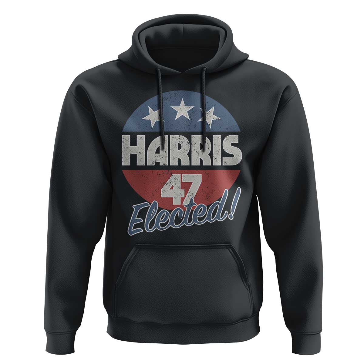 Harris For President Hoodie Harris Elected 47 American Flag