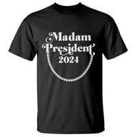 Harris Supporter T Shirt Madam President 2024 First Female President Election - Wonder Print Shop