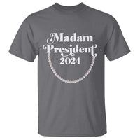 Harris Supporter T Shirt Madam President 2024 First Female President Election - Wonder Print Shop